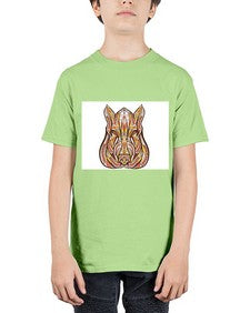 ethnic boar 417# - mandala - Youth Tee Unisex