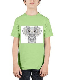 ethnic elefant 422# - mandala - Youth Tee Unisex