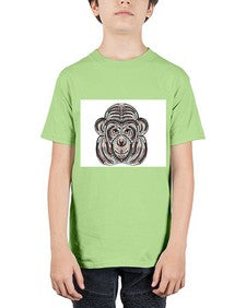 ethnic monkey 431# - mandala - Youth Tee Unisex