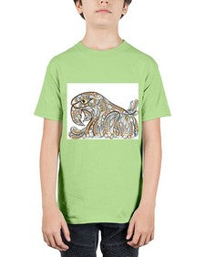 ethnic parrot 435# - mandala - Youth Tee Unisex