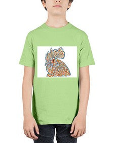 ethnic rooster 438# - mandala - Youth Tee Unisex