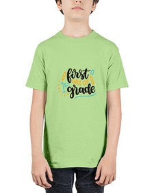 first day of first grade 102# - first grade - Youth Tee Unisex