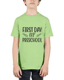 first day of preschool 109# - first grade - Youth Tee Unisex