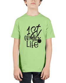 first grade design black 122# - first grade - Youth Tee Unisex
