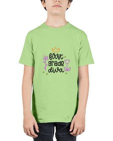 first grade diva 126# - first grade - Youth Tee Unisex