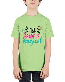 first grade is magical 140# - first grade - Youth Tee Unisex