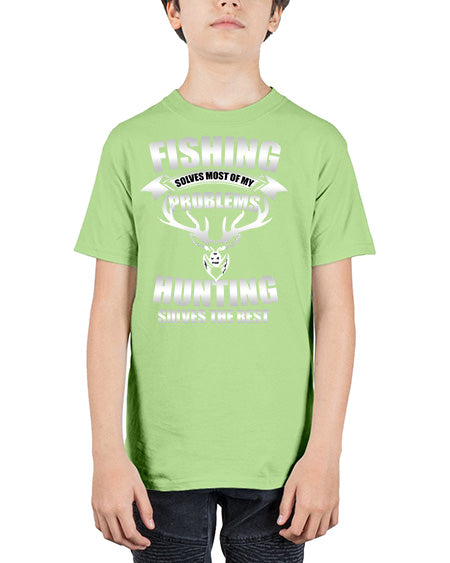 fishing 29# - shark-fish - Youth Tee Unisex