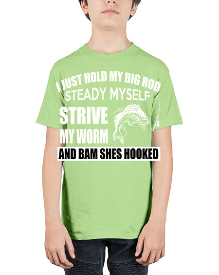 fishing 32# - shark-fish - Youth Tee Unisex
