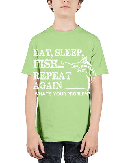 fishing 36# - shark-fish - Youth Tee Unisex