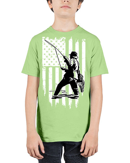 fishing 37# - shark-fish - Youth Tee Unisex