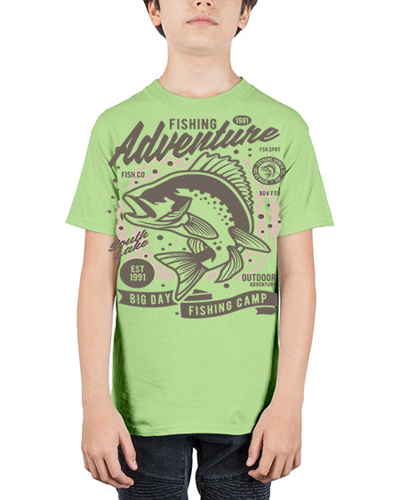fishing adventure 51# - shark-fish - Youth Tee Unisex