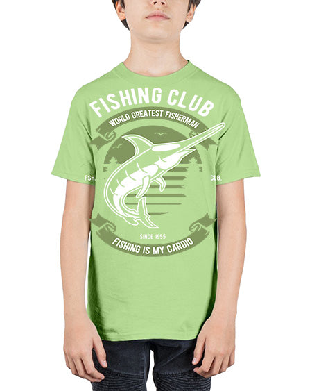 fishing club 50# - shark-fish - Youth Tee Unisex