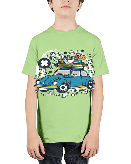 fishing tour 42# - shark-fish - Youth Tee Unisex