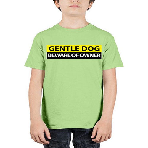 gentle dog funny t shirt 144# - dogs - Youth Tee Unisex