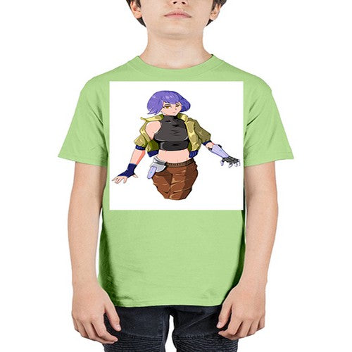girl with gauntlet169# - anime - Youth Tee Unisex
