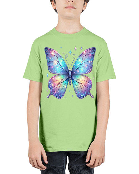 glitter butterfly 14# - butterfly - Youth Tee Unisex