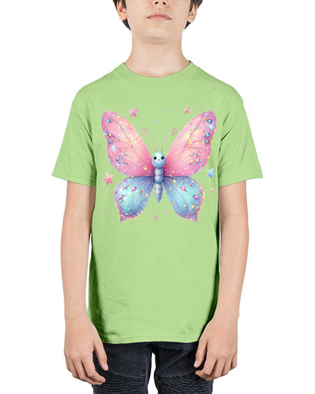 glitter butterfly 18# - butterfly - Youth Tee Unisex