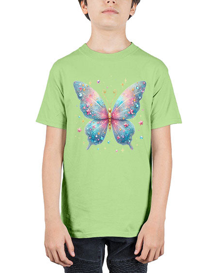 glitter butterfly 1# - butterfly - Youth Tee Unisex