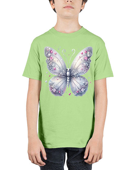 glitter butterfly 21# - butterfly - Youth Tee Unisex