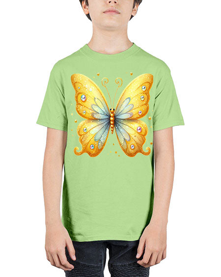 glitter butterfly 3# - butterfly - Youth Tee Unisex