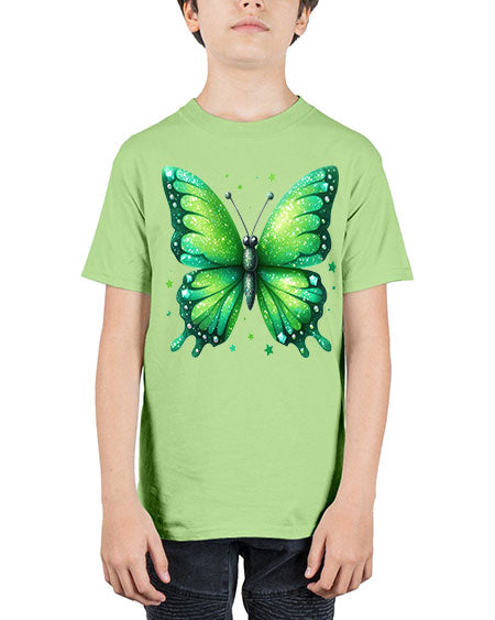 glitter butterfly 4# - butterfly - Youth Tee Unisex