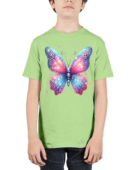 glitter butterfly 5# - butterfly - Youth Tee Unisex