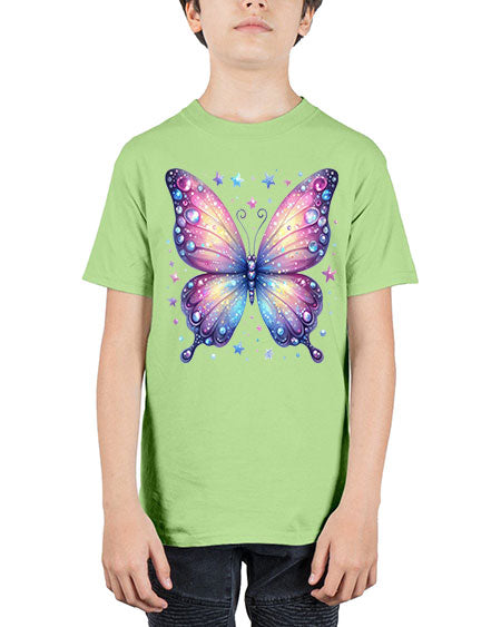 glitter butterfly 6# - butterfly - Youth Tee Unisex