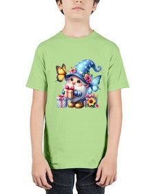 gnome with butterfly 03# - gnome - Youth Tee Unisex