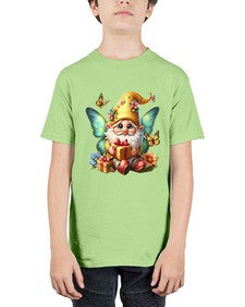 gnome with butterfly 07# - gnome - Youth Tee Unisex
