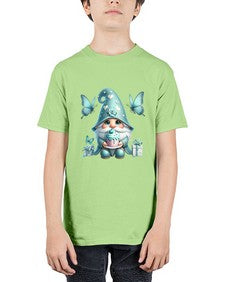 gnome with butterfly 10# - gnome - Youth Tee Unisex