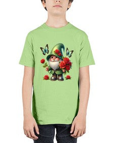 gnome with butterfly 11# - gnome - Youth Tee Unisex