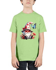 gnome with butterfly 13# - gnome - Youth Tee Unisex