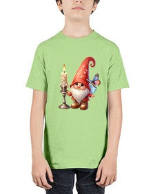 gnome with butterfly 16# - gnome - Youth Tee Unisex