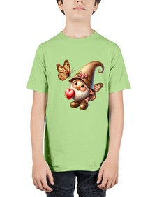 gnome with butterfly 22# - gnome - Youth Tee Unisex