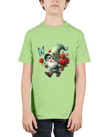 gnome with butterfly 24# - gnome - Youth Tee Unisex