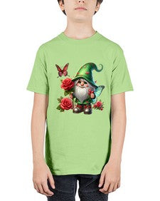 gnome with butterfly 26# - gnome - Youth Tee Unisex