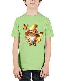 gnome with butterfly 27# - gnome - Youth Tee Unisex