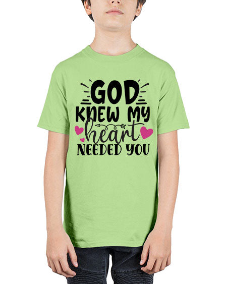 god knew my heart needed you Style 83# - baby - Youth Tee Unisex