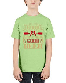 good people drink good beer 181# - drinking - Youth Tee Unisex