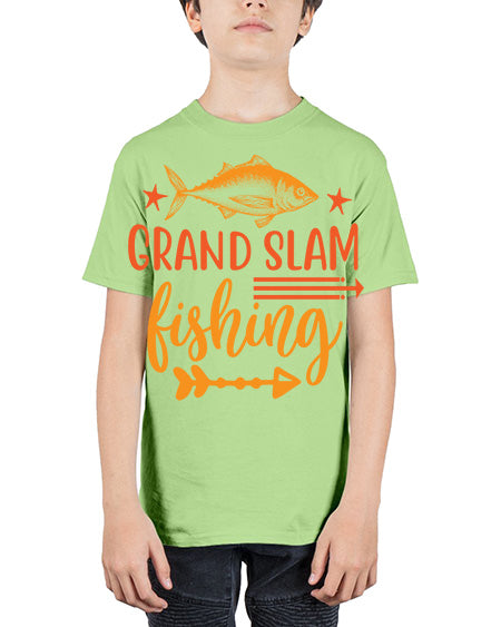 grand salm fishing 12# - shark-fish - Youth Tee Unisex
