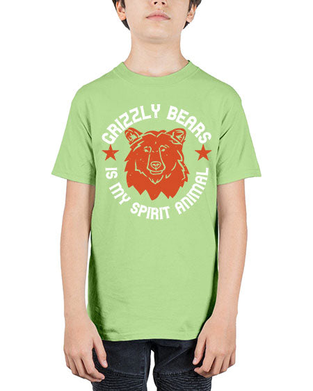 grizzly bears is my spirit animal 135# - bears - animals - Youth Tee Unisex