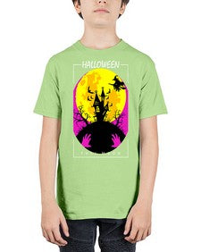 halloween full moon 500# - art pop art - Youth Tee Unisex