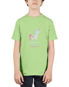 happiness is believing in unicorns 159# - unicorn - Youth Tee Unisex