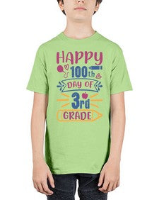 happy th day of third grade 254# - third grade - Youth Tee Unisex