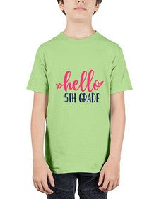 hello fifth grade 258# - fifth grade - Youth Tee Unisex