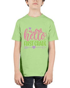 hello first grade 269# - first grade - Youth Tee Unisex