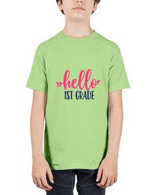 hello first grade 270# - first grade - Youth Tee Unisex