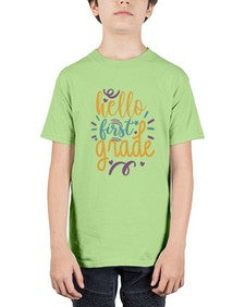 hello first grade 272# - first grade - Youth Tee Unisex