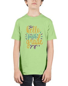 hello fourth grade 283# - fourth grade - Youth Tee Unisex