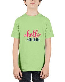 hello third grade 341# - third grade - Youth Tee Unisex